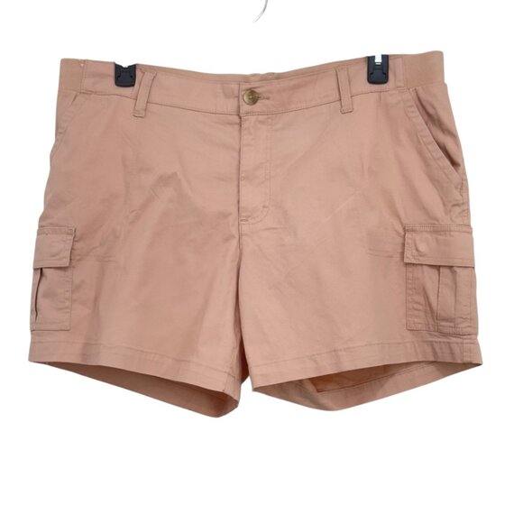 Lee Womens 18M Regular Fit Mid-Rise Cargo Shorts Comfy Waistsband - Picture 2 of 13